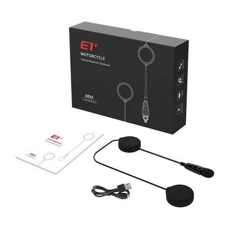 EJEAS E1+ Bluetooth headset for helmets